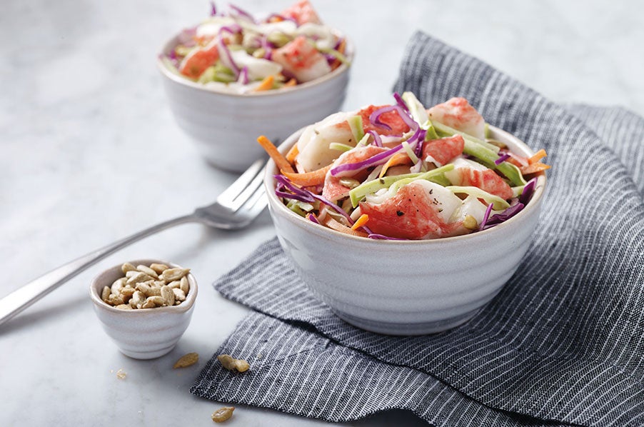 Seafood & Broccoli Slaw